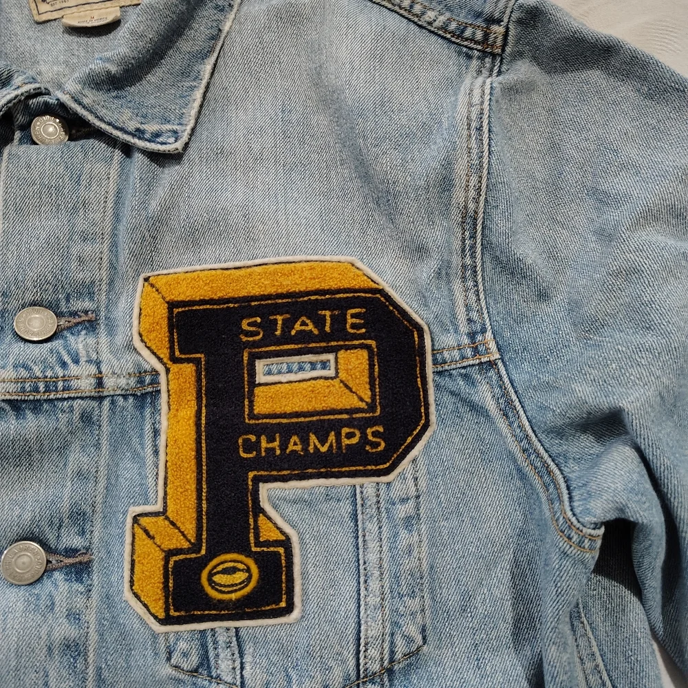 Polo by Ralph Lauren blue denim jacket. Tigre - Picture 4 of 7